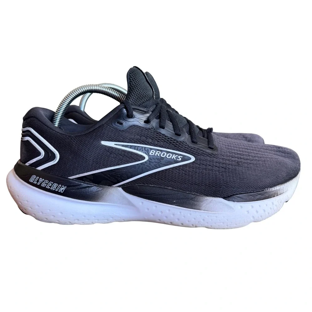 Brooks Glycerin 21 Mens Running Shoes Black White DNA LOFT v3 Size 11.5